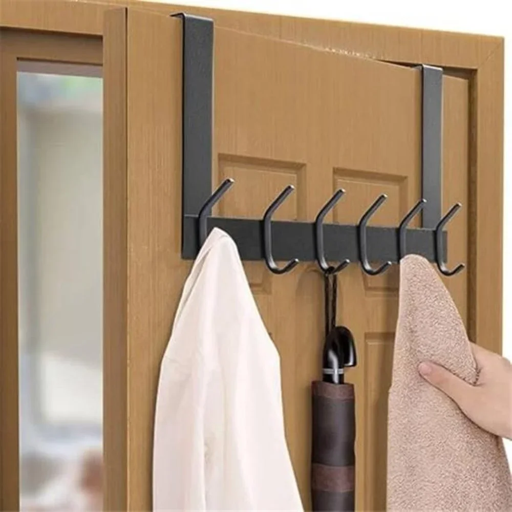 2Pack Over The Door Hook, Stainless Steel Heavy Duty Over Door Hanger Holder